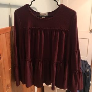 Flowy Peasant Top